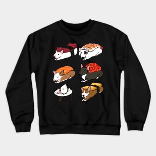 Sushi Bull Terrier Crewneck Sweatshirt